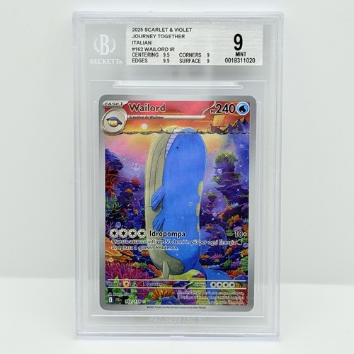 Carta pokemon wailord - carta, 162/159