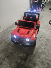 AUTO ELETTRICA BIMBO JEEP WRANGLER RUBICON ROSSA RC 12V