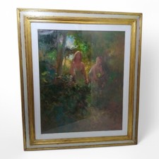Quadro sentiero nel bosco - nel,