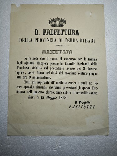Decreto regia prefettura regno - decreto,