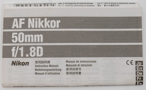 Nikon foglio uso af - ,