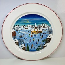 Piatto grande in porcellana natalizio Villeroy Boch Naif - 12" - Ottime condizioni