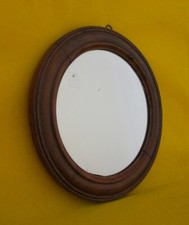 ✅ SPLENDIDO ANTICO SPECCHIO SPECCHIERA ROTONDO EPOCA 800 IN NOCE ANTIQUE -4693