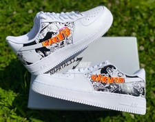 Nike "Naruto Uzamaki" AF1 Custom (QUALSIASI TAGLIA) (SPEDIZIONE 3-4 SETTIMANE)
