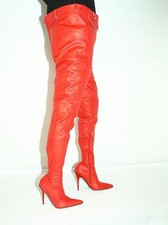 Stivali Alti In Faux Pelle Con