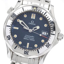Orologio OMEGA Seamaster300 2562.80 Data Quadrante Navy Quarzo Ragazzo_916067