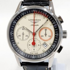 Orologio Automatico Uomo Longines Ruota Colonna Cronografo Record L4.754.4