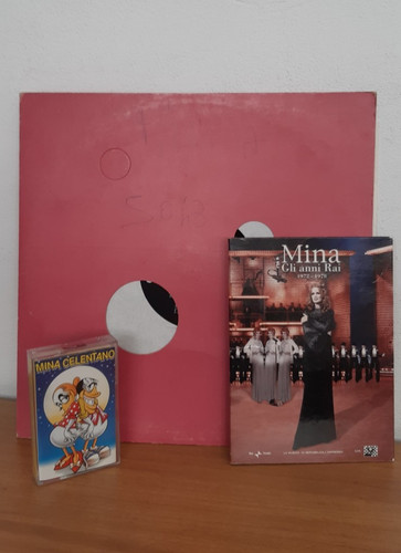 Lotto mina disco dvd cassetta - disco,