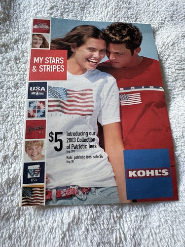 Kohl insert 2003 stars - kohl’s, my