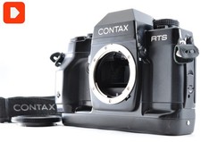 CONTAX RTS III fotocamera reflex pellicola 35 mm nera RTS lll 3 corpo #08541 ...