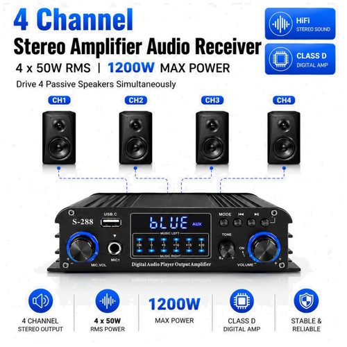 Amplificatore stereo bluetooth - amplificatore,