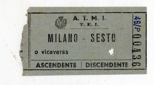 Biglietto ticket tram - ,