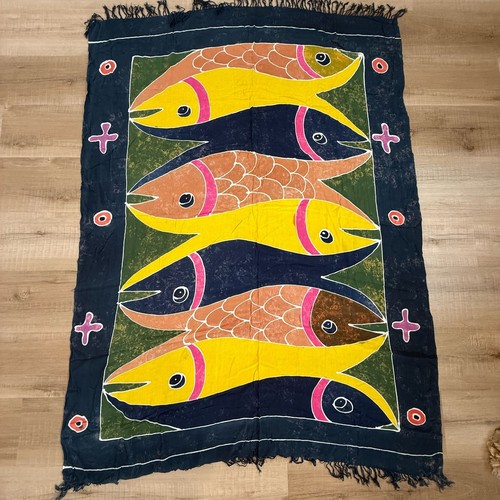 Sarong pesce batik - , vintage