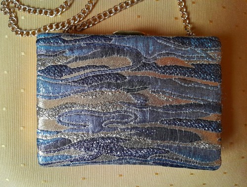 Borsetta vintage tessuto - borsetta,