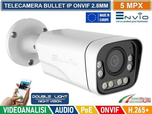 Telecamera bullet double - telecamera, ip