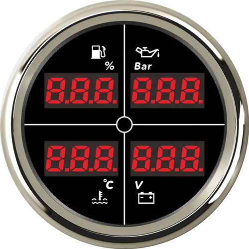 Manometro 52mm 4in1 - ,