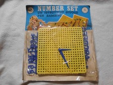 NUMBER SET vecchio blister