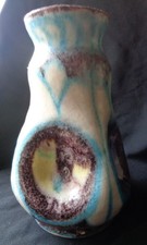 VASO CERAMICA CAS SOLIMENE VIETRI SCULTURA NO GAMBONE RARO POTTERY MIDCENTURY EP