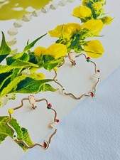 Orecchini clip anguria fragola