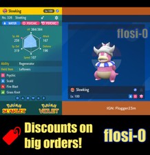 6IV Shiny Slowking Pokemon