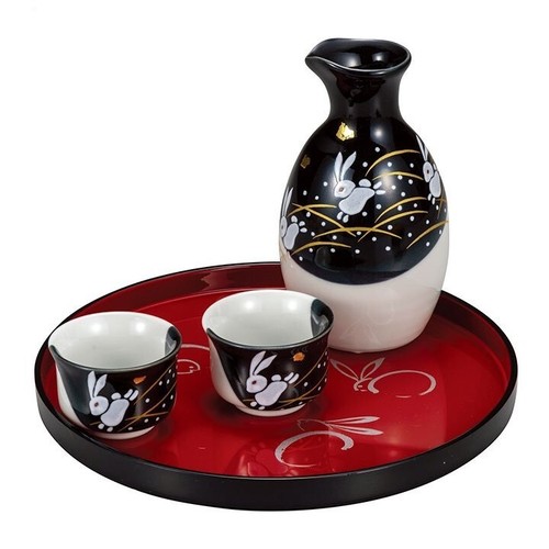 Set sake kutani ware - set,
