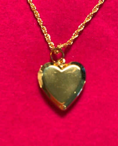 Carati placcato oro cuore - 14,