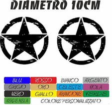 2 ADESIVI AUTO U.S. ARMY 4X4