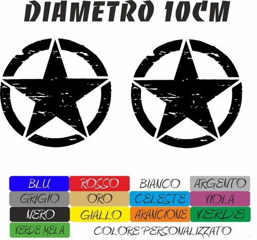 Adesivi auto army 4x4 - adesivi,
