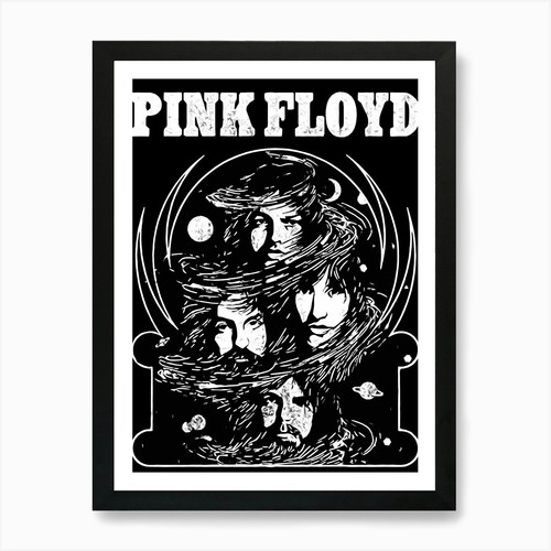 Pink floyd stampa artistica - pink,