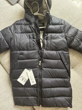 Cappotto giacca nero Zara bambino puffer nuovo con etichette. Taglia 7