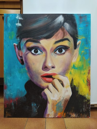 Quadro dipinto mano pop - quadro, a