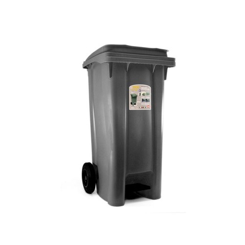Bidone carrellato con - bidone,