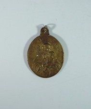 Bronze Tone Religious Medal
