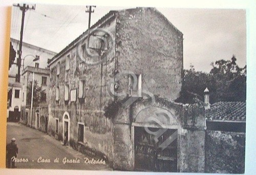 Cartolina nuoro casa di - cartolina,