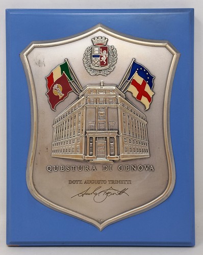 Crest targa polizia - targa, di