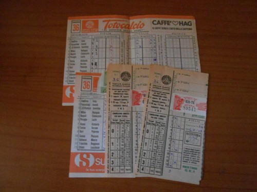 Schedina totocalcio concorso - schedina,