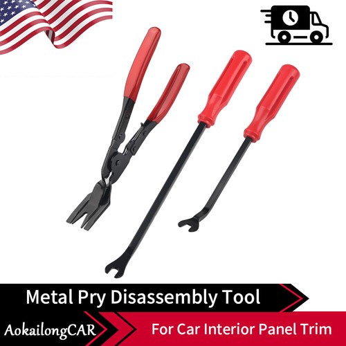 Auto clip plier - and, fastener