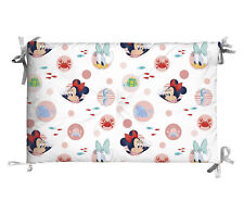 Protezione Lettino Minnie Baby Paperina Bianco Rosa Cameretta Disney Caleffi