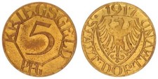 5 Pfennig Prova Di Rame