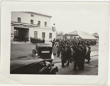 B4 -  Foto Photo Fotografia 1944 - Piacenza Fascismo Visita Fabbrica Auto
