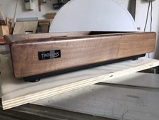 Plinth Thorens td 125 ,125mk2 In Legno Massello Plinto per giradischi