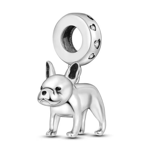 Charm argento 925 bulldog