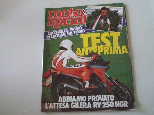 Motosprint 1985 gilera rv - motosprint,