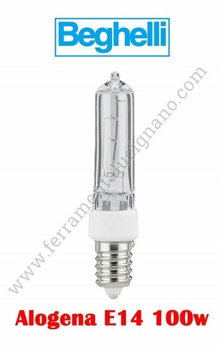 Lampadina alogena tubolare e14 - lampadina,