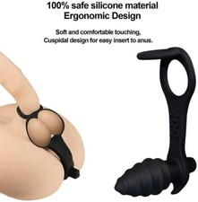 DILDO ANAL BUTT vibratore plug anale prostatico SPIRALE anal sex SADOMASO porno