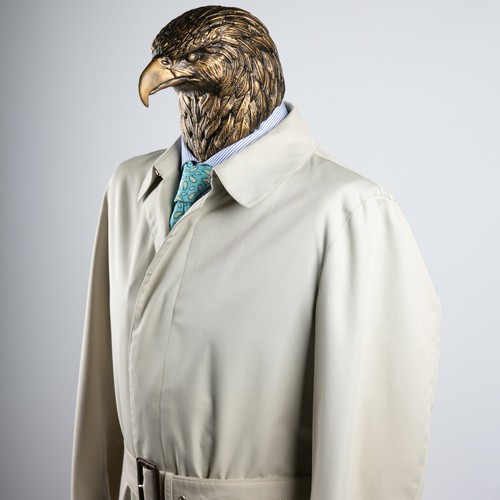 Cappotto con cintura - , in