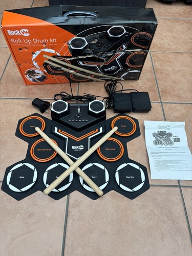 Rockjam roll drum kit rd900 - kit,