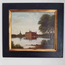 QUADRO PAESAGGIO CON CASTELLO