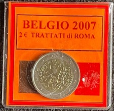 Belgio  2 euro 2007 -  Trattati di Roma  (017)