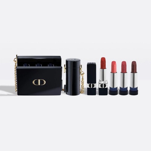 Rouge dior minaudiere clutch - minaudiere,
